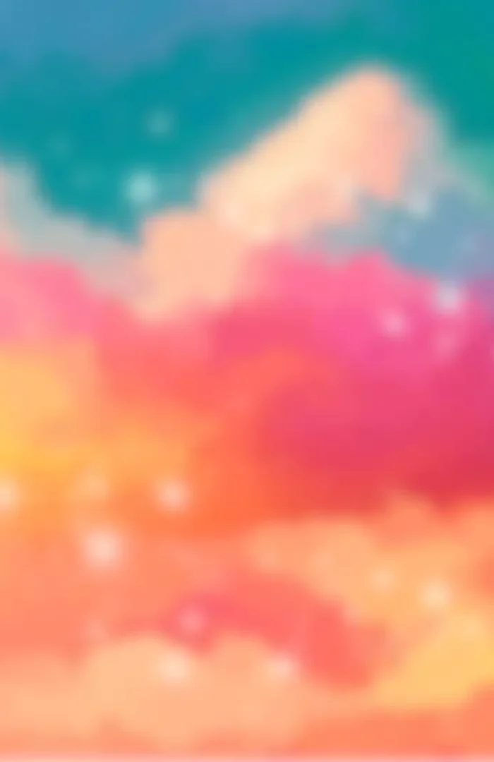 Faded Rainbow Clouds